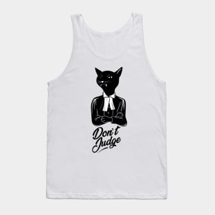 Cat Judge Tank Top